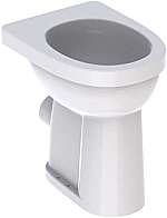 Geberit 300 Comfort closet 84 PK (+10cm) vlakspoel wit S8000800000G