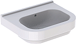 Geberit 300 Basic wastafel 60 cm zonder kraangat met overloop wit S8300305000G