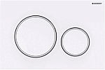 Geberit Sigma20 bedieningsplaat wit/mat wit/wit 115.882.11.1