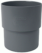  Wavin HWA pvc Ø 100 mm verbindingsstuk mof/verjongd spie 8807500090