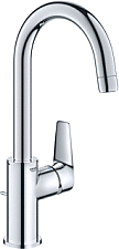 Grohe BauEdge wastafelkraan L-size m. waste chroom 23760001