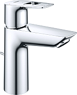 Grohe BauLoop wastafelkraan M-size m. waste chroom 23887001